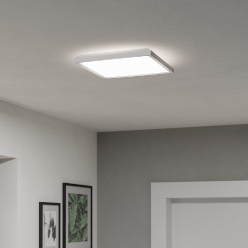 Eglo - LED-Deckenleuchte für den Outdoor-Bereich LED/13,4W/230V 2700/4000/6500K 29x29 cm IP44 weiß