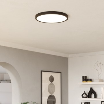 Eglo - LED Deckenleuchte LED/17W/230V 2700/4000/6500K Ø 38,9 cm schwarz
