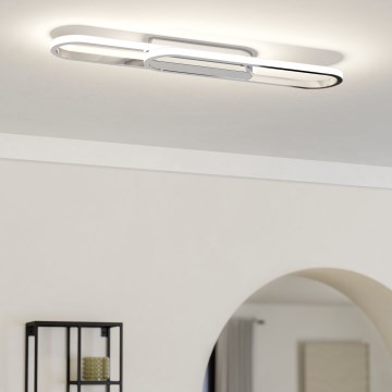 Eglo - LED-Deckenleuchte LED/20W/230V 2700/4000/6500K glänzender Chrom
