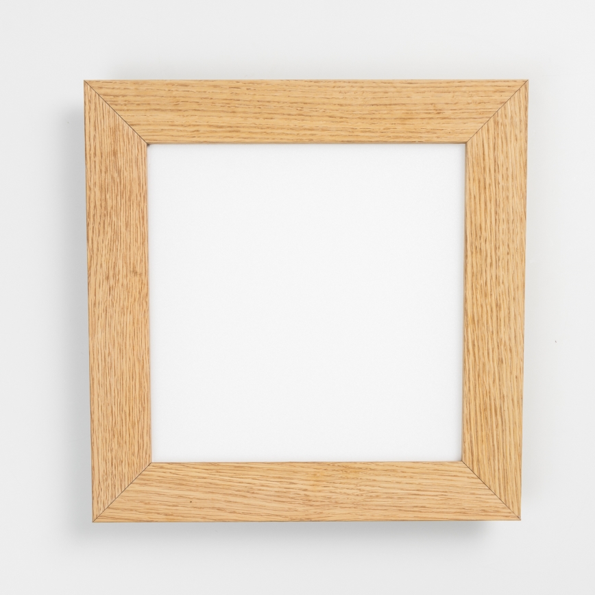 Eglo - LED Aufbaustrahler SALOBRENA-RW WOOD LED/17W/230V 2700/4000K 30x30 cm braun