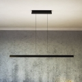 Eglo - LED-dimmbare Hängeleuchte an Seil LED/30W/230V schwarz + Fernbedienung