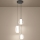Eglo - LED-dimmbare Hängeleuchte mit Pendelkabel LED/7W/230V + 2xLED/5,5W + 3xLED/1,6W glänzender Chrom