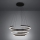 Eglo - LED dimmbare Pendelleuchte mit Seilabhängung LED/50W/230V 2200-6500K schwarz + Fernbedienung