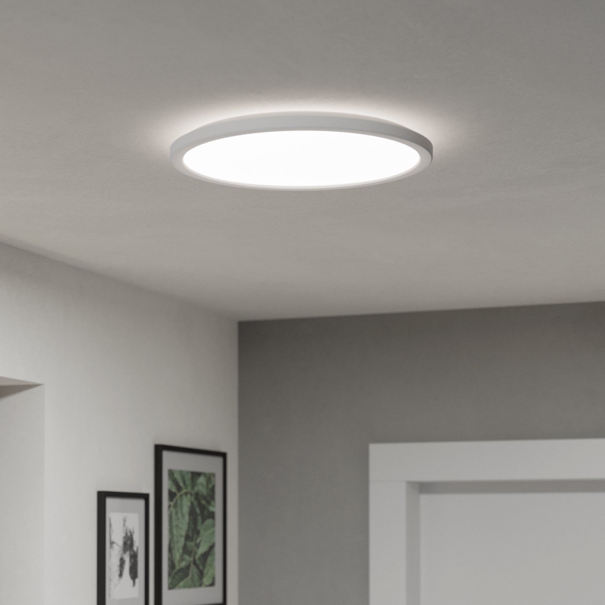 Eglo - LED Dimmerabile per esterni soffitto chiaro LED/18,5W/230V 2700-6500K diametro 38,9 cm IP44 bianco + telecomando