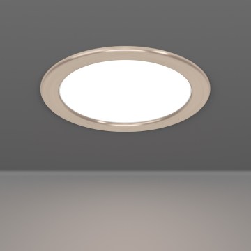 Eglo - LED-Einbauleuchte LED/10,5W/230V 2700/4000/6500K Ø 16,8 cm matt-chrom