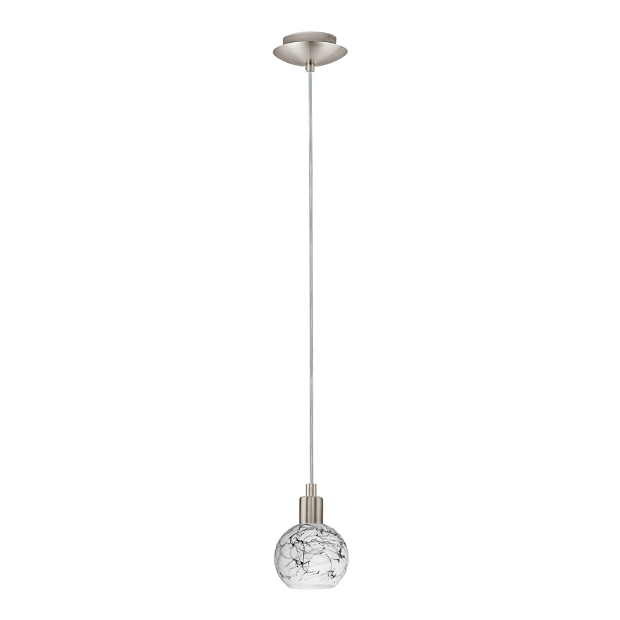 Eglo - LED-Hängeleuchte MY CHOICE 1xE14/4W/230V matt Chrom/weiß/schwarz