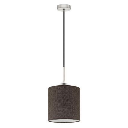 Eglo - LED-Hängeleuchte TUNJA 1xE27/60W/230V braun