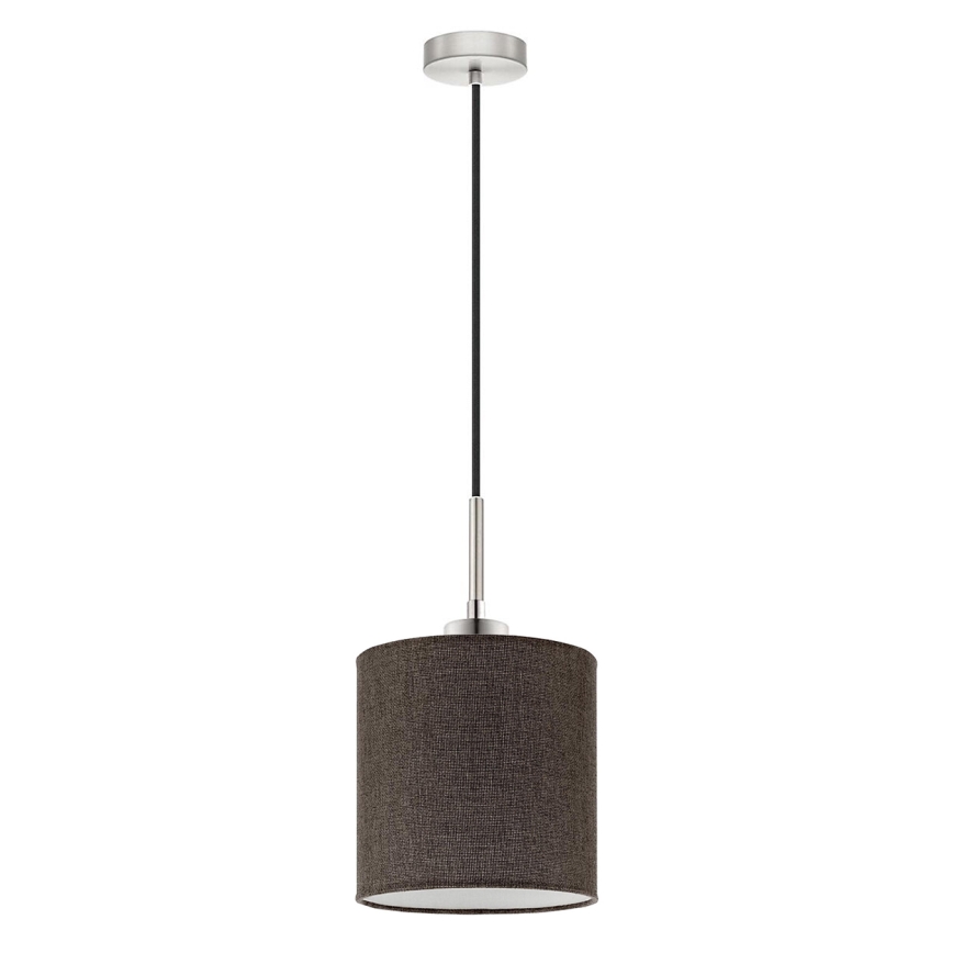 Eglo - LED-Hängeleuchte TUNJA 1xE27/60W/230V braun