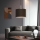 Eglo - LED-Hängeleuchte TUNJA 1xE27/60W/230V braun