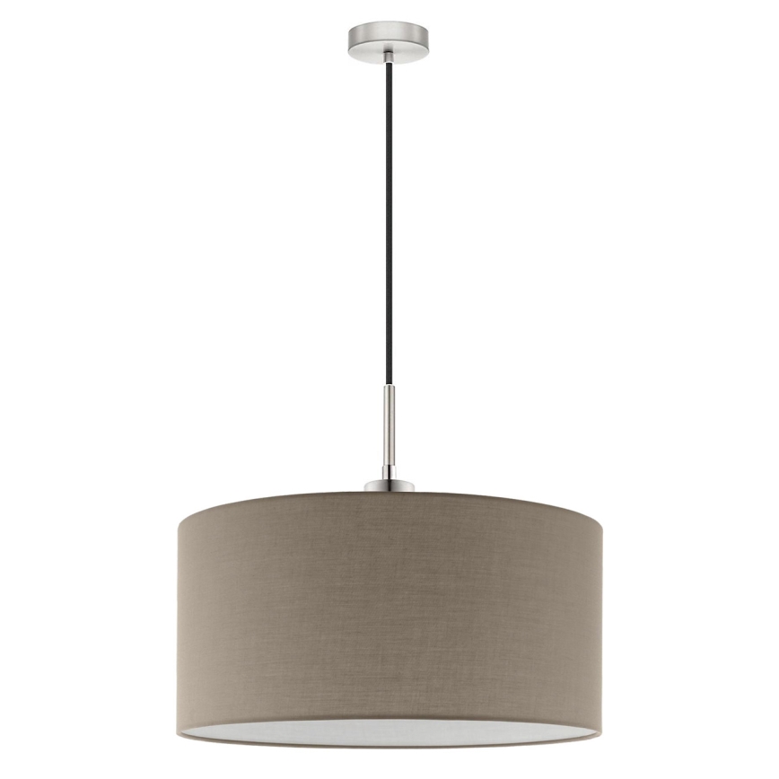 Eglo - LED-Hängeleuchte TUNJA 1xE27/60W/230V taupe
