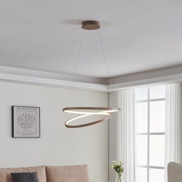 Eglo - LED-Kronleuchter an Aufhängung LED/36W/230V 3000K beige