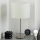 Eglo - LED  Lampada da tavolo TUNJA 1xE27/60W/230V 38,5 cm cromo opaco/bianco