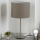 Eglo - LED  Lampada da tavolo TUNJA 1xE27/60W/230V 38,5 cm cromo opaco/taupe