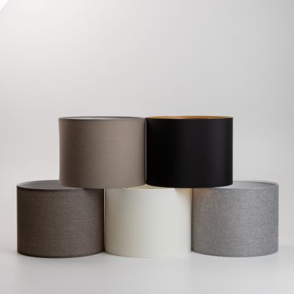 Eglo - LED  Lampada da tavolo TUNJA 1xE27/60W/230V 38,5 cm cromo opaco/taupe