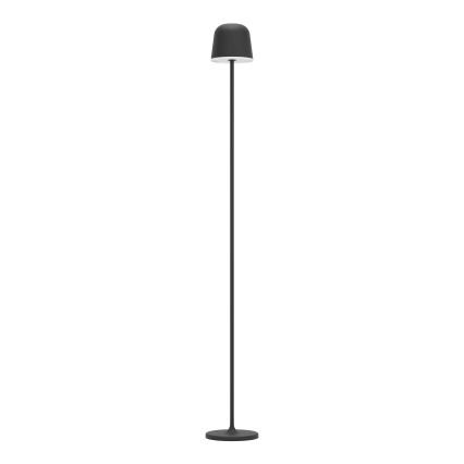 Eglo - LED Lampada da terra ricaricabile per esterni dimmerabile LED/4,3W/5V 2400/3000/4000K IP54 nero