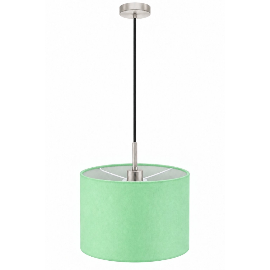 Eglo - LED Lampadario a sospensione con cavo TUNJA 1xE27/60W/230V Ø 20 cm verde/nero