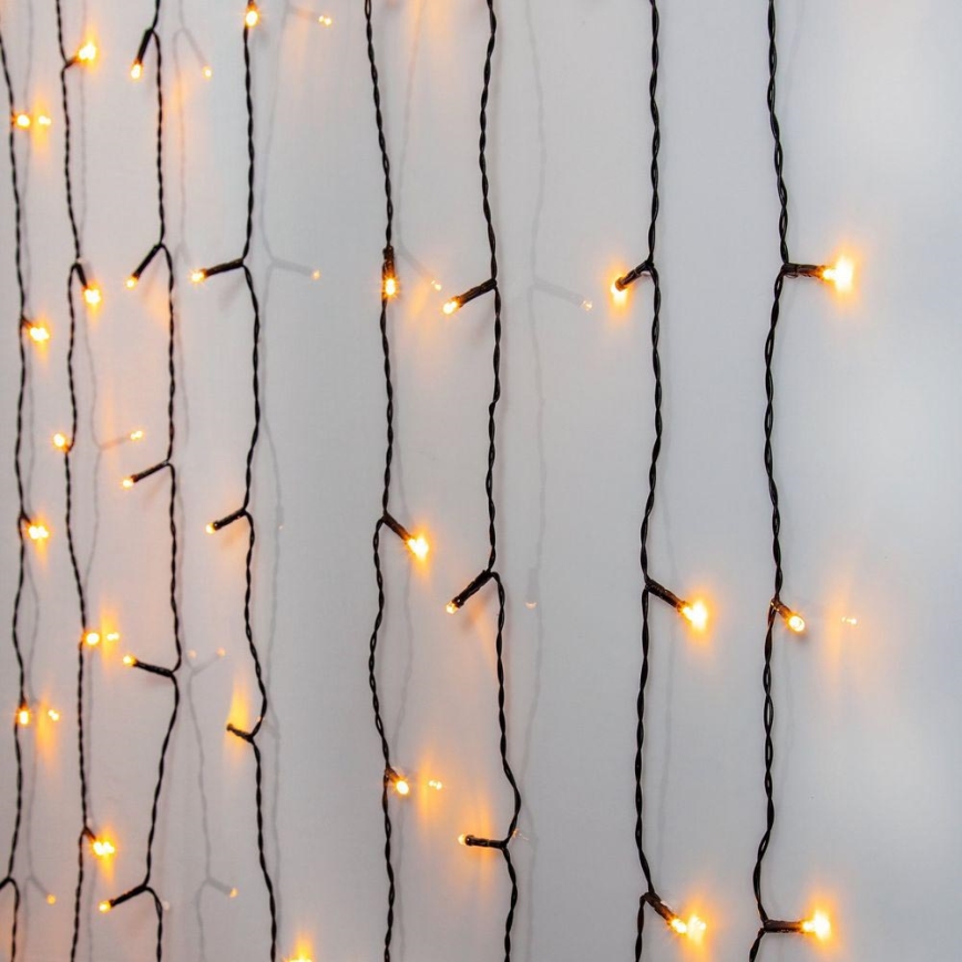 Eglo - LED-Outdoor-Weihnachtsvorhang 120xLED 2m IP44 warmweiß