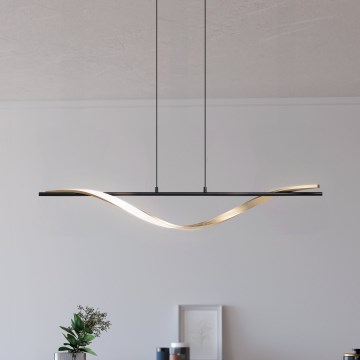 Eglo - LED-Pendelleuchte an Kabel LED/20W/230V 2700/4000/6500K schwarz/gold