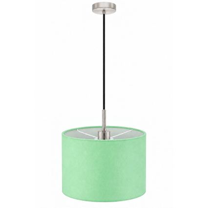 Eglo - LED-Pendelleuchte an Kabel TUNJA 1xE27/60W/230V Ø 20 cm grün/schwarz