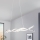 Eglo - LED-Pendelleuchte mit Kabelabhängung LED/35W/230V 3000K, glänzender Chrom