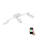 Eglo - LED RGB Einbauleuchte PALOMBARE-C 3xLED/5W/230V