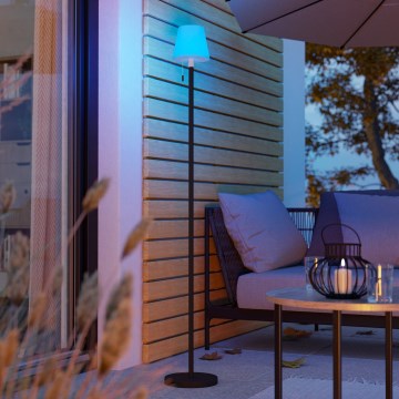 Eglo - LED RGBW Dimmbare, wiederaufladbare Außen-Stehleuchte LED/2,2W/3,7V 3000K 2200 mAh IP54