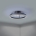 Eglo - LED RGBW dimmbarer Deckenventilator LED/36W/230V 3000-6500K Ø 50 cm schwarz + Fernbedienung