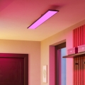 Eglo - LED RGBW dimmbares Aufputz-Panel LED/28W/230V 2700-6500K 120x15 cm schwarz