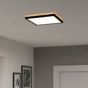 Eglo - LED RGBW Dimmerabile per esterni soffitto chiaro LED/13,4W/230V 2700-6500K 29x29 cm IP44 nero