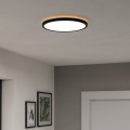 Eglo - LED RGBW Dimmerabile per esterni soffitto chiaro LED/13,9W/230V 2700-6500K diametro 30 cm IP44 nero ZigBee