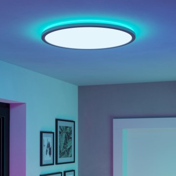 Eglo - LED RGBW Dimmerabile per esterni soffitto chiaro LED/16,8W/230V 2700-6500K diametro 50 cm IP44 bianco ZigBee