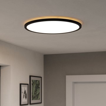 Eglo - LED RGBW Dimmerabile per esterni soffitto chiaro LED/16,8W/230V 2700-6500K diametro 50 cm IP44 nero ZigBee