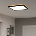 Eglo - LED RGBW Dimmerabile per esterni soffitto chiaro LED/17,6W/230V 2700-6500K 39x39 cm IP44 nero ZigBee