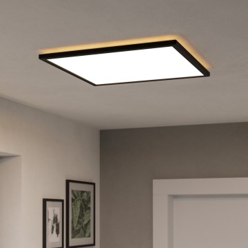 Eglo - LED RGBW Dimmerabile per esterni soffitto chiaro LED/17W/230V 2700-6500K 50x50cm IP44 nero ZigBee