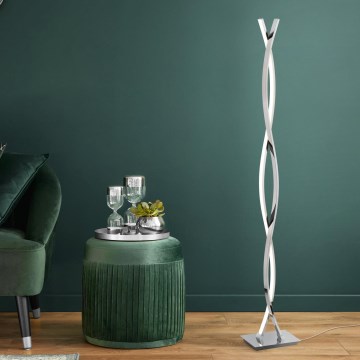 Eglo - LED-Stehleuchte LED/36W/230V glänzender Chrom