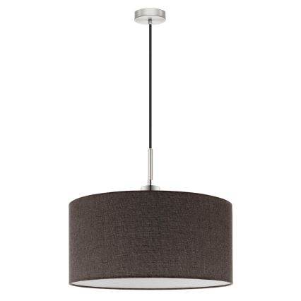 Eglo - LED  Suspension sur câble TUNJA 1xE27/60W/230V marron