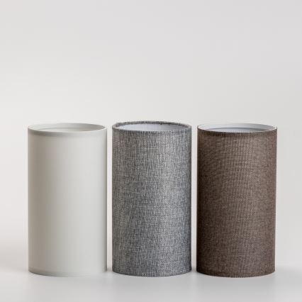 Eglo - LED Tischlampe TUNJA 1xE27/60W/230V 26,5 cm mattchrom/grau