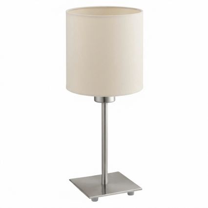 Eglo - LED Tischleuchte TUNJA 1xE27/60W/230V cremefarben