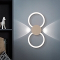 Eglo - LED-Wandleuchte LED/20W/230V + LED/0,91W beige