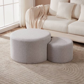 Eglo - LOT 2x Tabouret gris