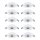 Eglo - Lot de 10 spots encastrables LED, 4,9 W, 230 V, 2700/4000/6500 K, Ø 9 cm, blanc