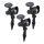 Eglo - Lot de 3 luminaires solaires LED avec détecteur, 200 mAh, IP44, noir