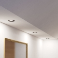 Eglo - Lot de 3 spots LED encastrés pour salle de bains 1xGU10/4,5W/230V IP44 noir