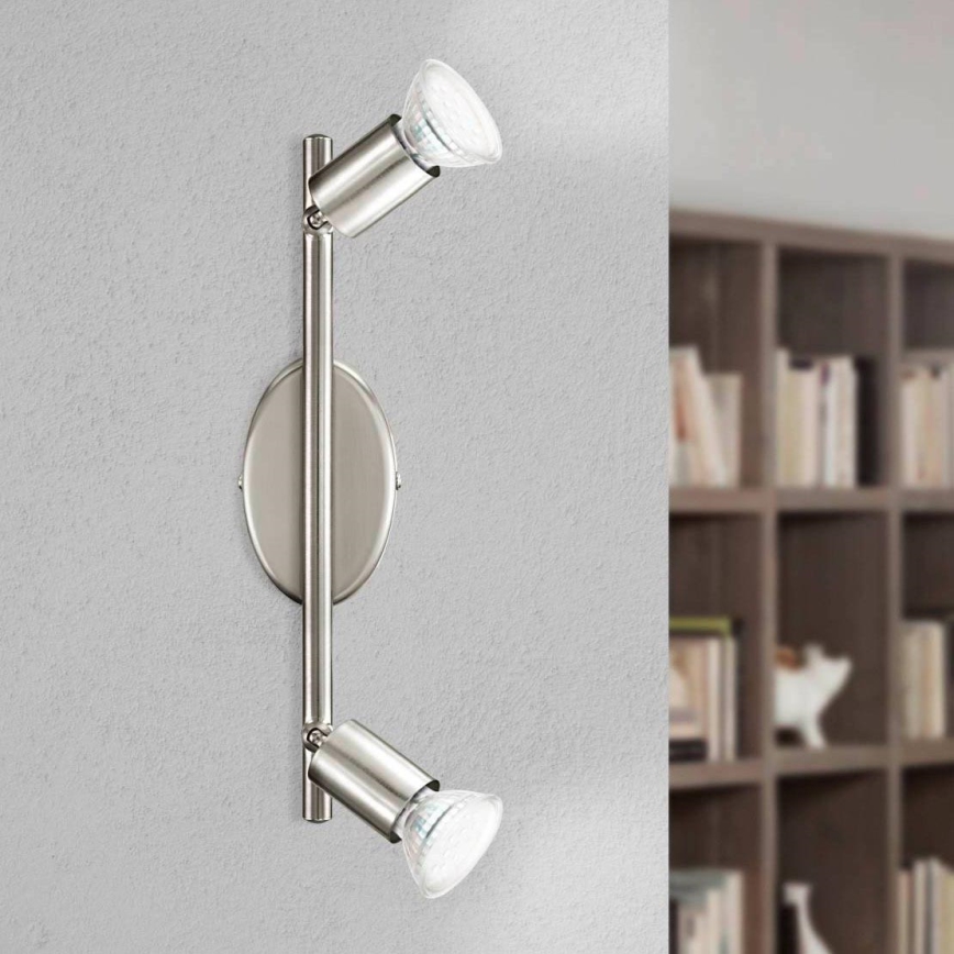 Eglo - Luce Spot a LED 2xGU10/2,8W/230V
