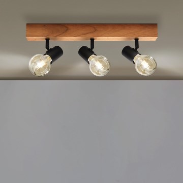 Eglo - Luce Spot TOWNSHEND 3xE27/60W/230V