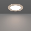 Eglo - Luminaire encastré pour salle de bains LED RGBW dimmable, 5 W, 230 V, 2700–6500 K, Ø 12 cm, IP44, chrome mat