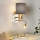 Eglo - Luminaire flexible 1xE27/40W+LED/3,8W gris