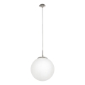 Eglo - Lustre avec fil 1xE27/60W blanc