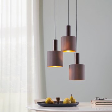 Eglo - Lustre avec fil 3xE27/60W/230V