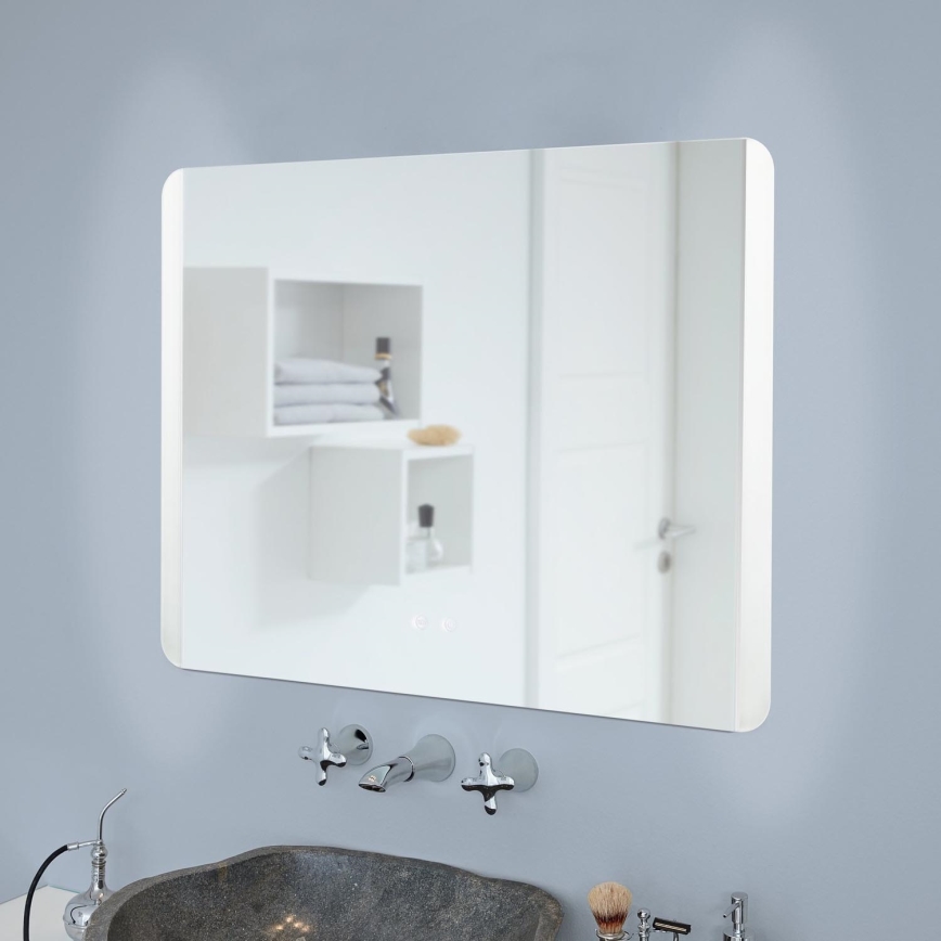 Eglo - Miroir mural chauffant de salle de bain avec rétro-éclairage LED/24W/230V IP44